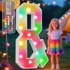 Ledido 4FT Marquee Light Up Letters, 34 Colors Changing Marquee Letter 4 Feet... gallery