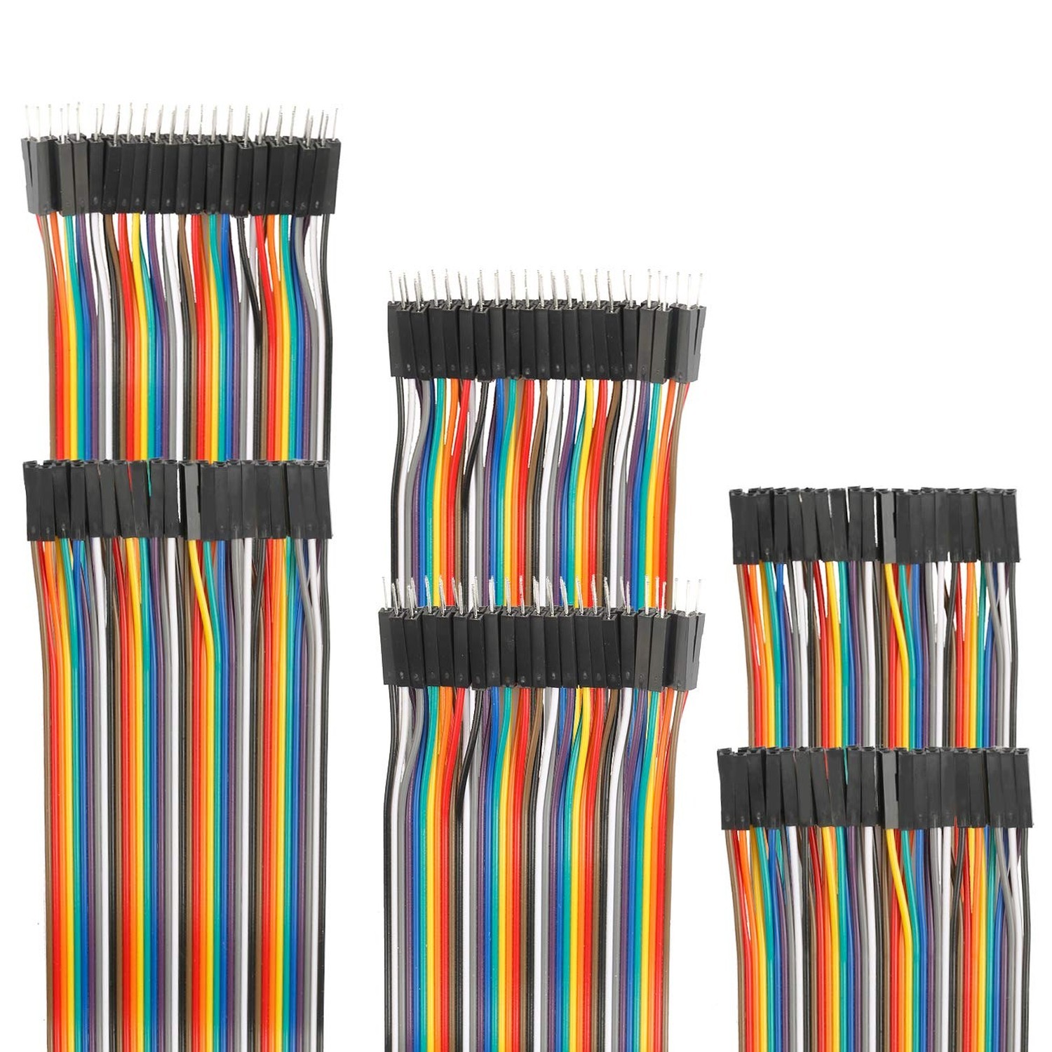120pcs 10cm Breadboard Jumper Wires Assorted Kit, 15cm 20cm 30cm 40cm 50cm 10... gallery