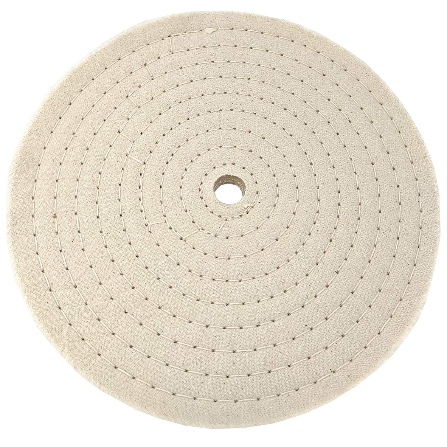 Cotton Spiral Sewn Buffing Wheels 8 Inch 60 Ply Metal Polishing Wheel Buff Pad gallery