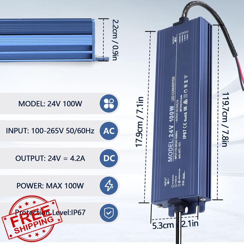 SUCIKORIO 24V-100W LED Driver gallery