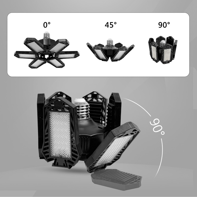 250000LM Deformable Garage Light E26/E27 Screw In Ceiling LED Work Shop HR gallery