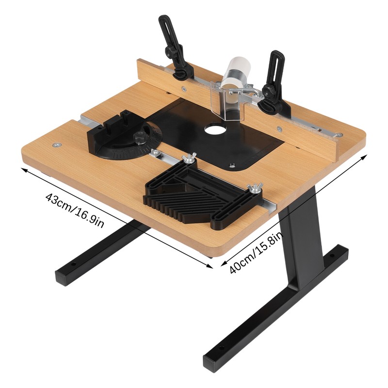 200kg MDF Router Table Rectangle Tabletop Woodworking Router Table 43*40cm gallery
