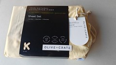 Olive Crate 100% Eucalyptus Cooling 4pc KING Sheet Set