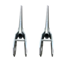 2 Pack 4-Spring Aluminum Lower Arm for Dump Truck Tarp Systems 78″ Telescopic…
