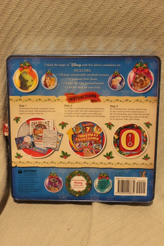 New Disney Days Until "Christmas Countdown" Tin with Treasury Autumn Publishing gallery