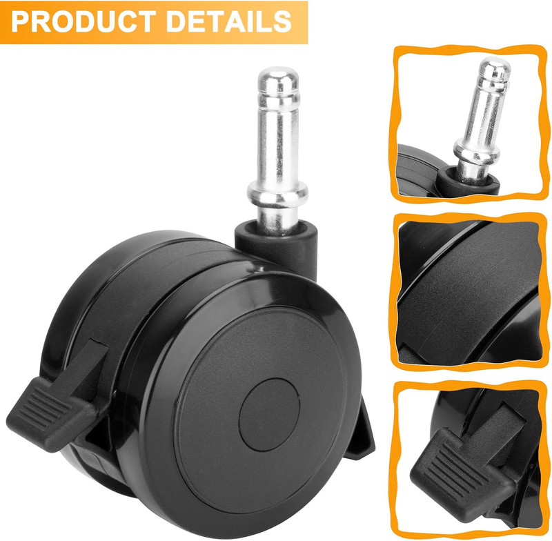 70360 Locking Caster Wheels w Insert for Weber Genesis 300 Grill 310 320 330 420 gallery