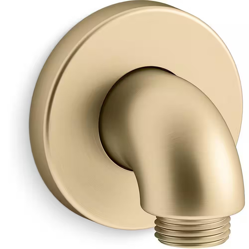 Purist/Stillness Wall-Mount Supply Elbow with Check Valve in Vibrant Brushed Mod gallery