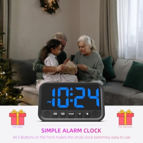 Super Extremely Extra Loud Alarm Clock for Very Heavy Sleeper Battery Backup NEW gallery