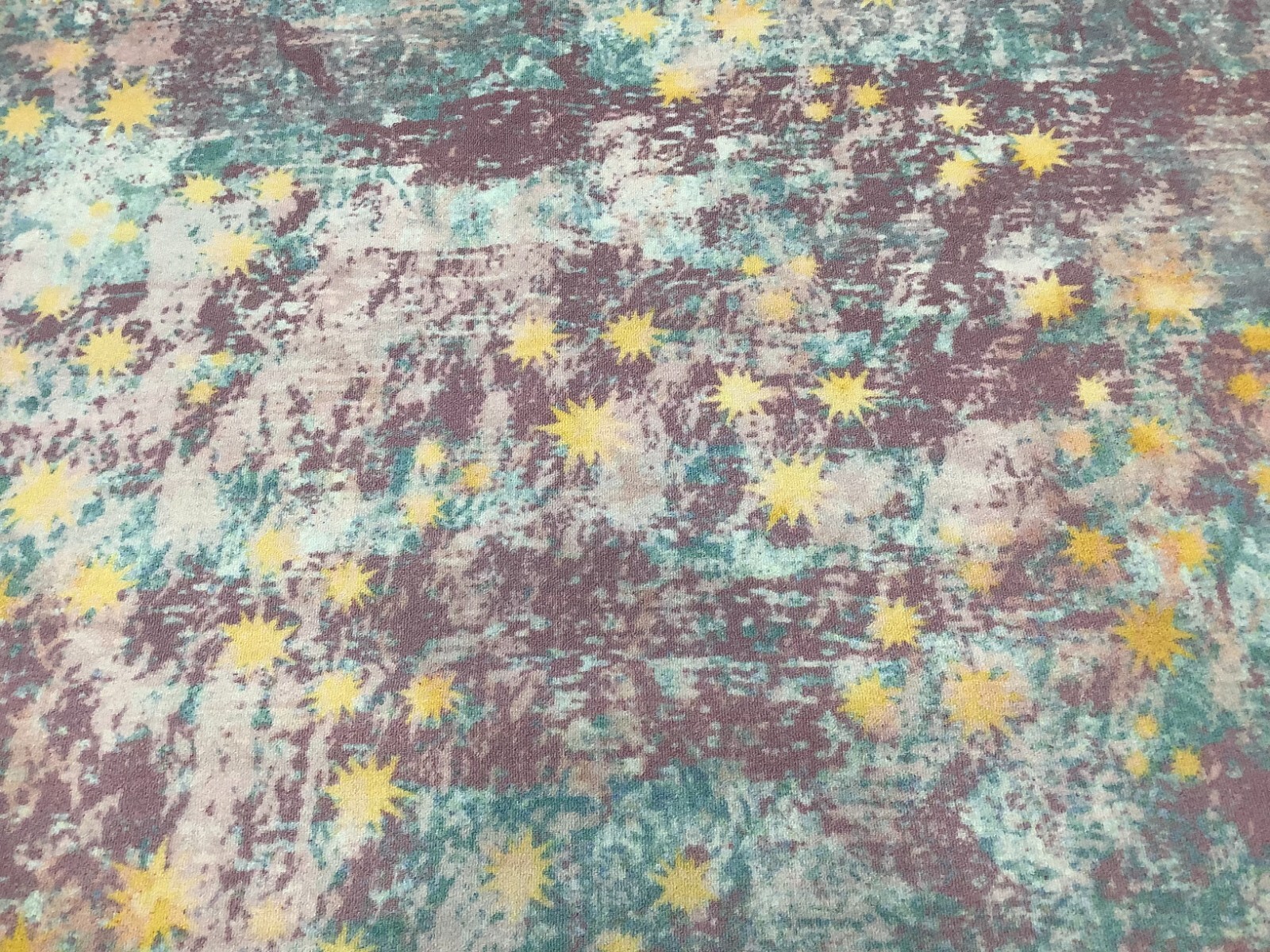 PURPLE / L BLUE 6'-7" x 9'-0" Back Stain Rug, Reduced Price 1172678558 KPH257V-6 gallery