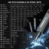 STREBITO Electric Screwdriver 155 in 1 140 Bits gallery