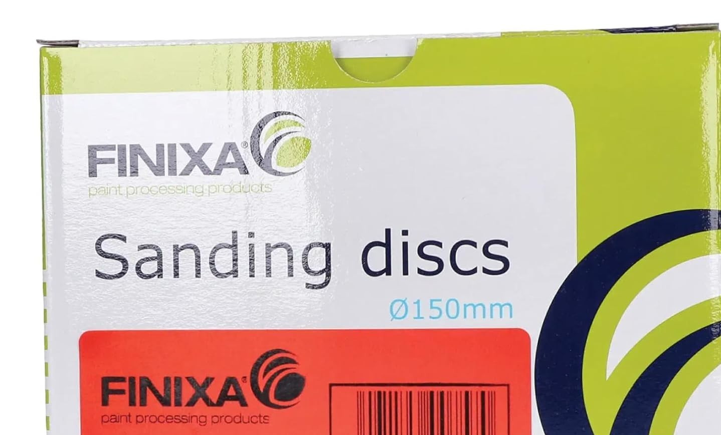 Finixa Red Aluminum Oxide Sanding Discs P500 Hook & Loop 100 Per box gallery