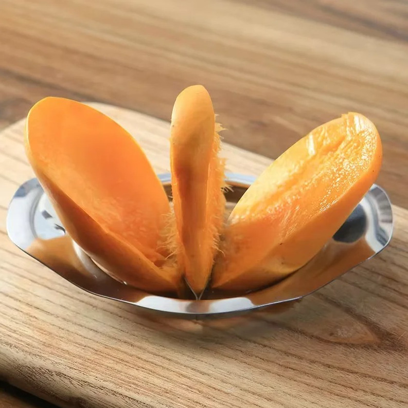 1 pc Mango Slicer Stainless Steel Fruit Cutter Corer Peeler Tool gallery