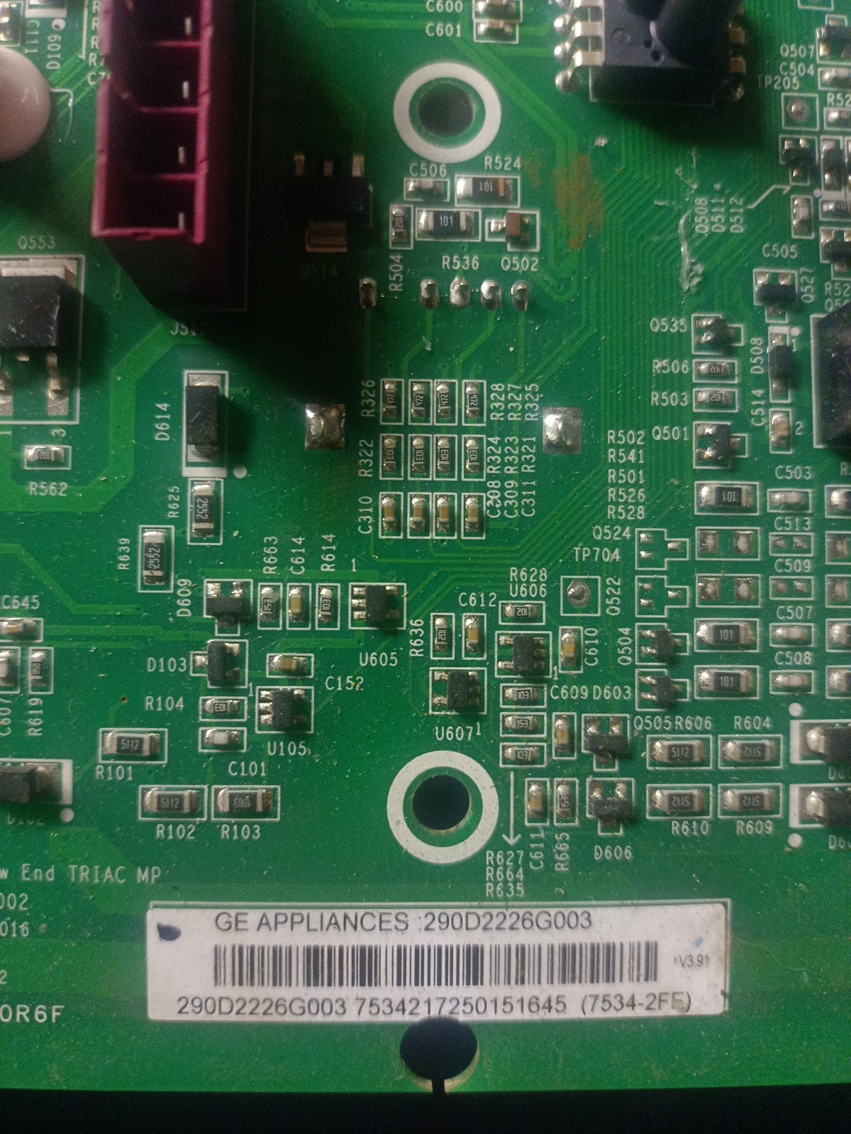 GE Washer Control Board 290D2226G003 gallery