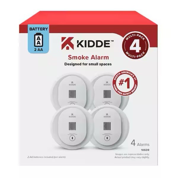 KIDDE 10SDR Detect Smoke Alarm - 4 Pack NEW Sealed gallery