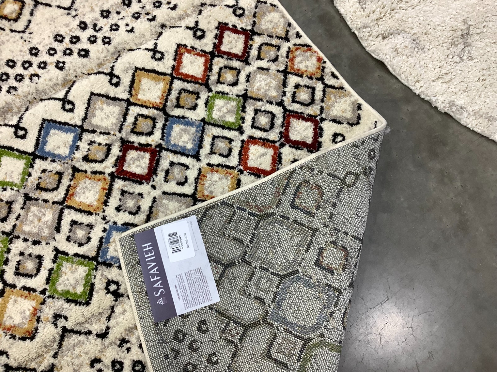 IVORY / MULTI 4'-0" x 6'-0" Flaw in Rug, Reduced Price 1172678895 AMS108K-4 gallery