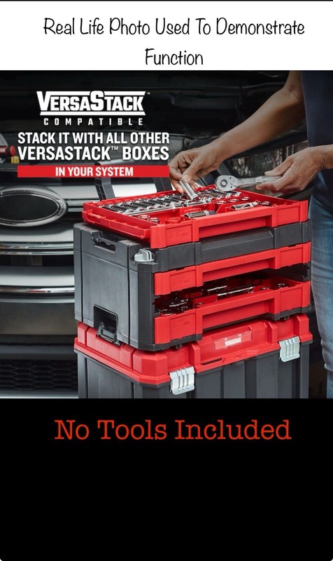 CRAFTSMAN 3 DRAWER TOOL CASE 262 PC VERSASTACK EMPTY **TOOLS NOT INCLUDED** gallery