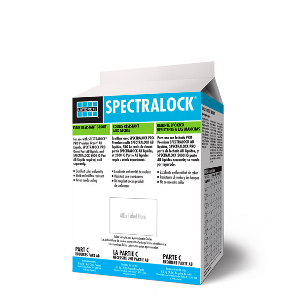 Laticrete SpectraLOCK PRO Premium Grout Part C Powder, Full Unit- Silver Shadow gallery
