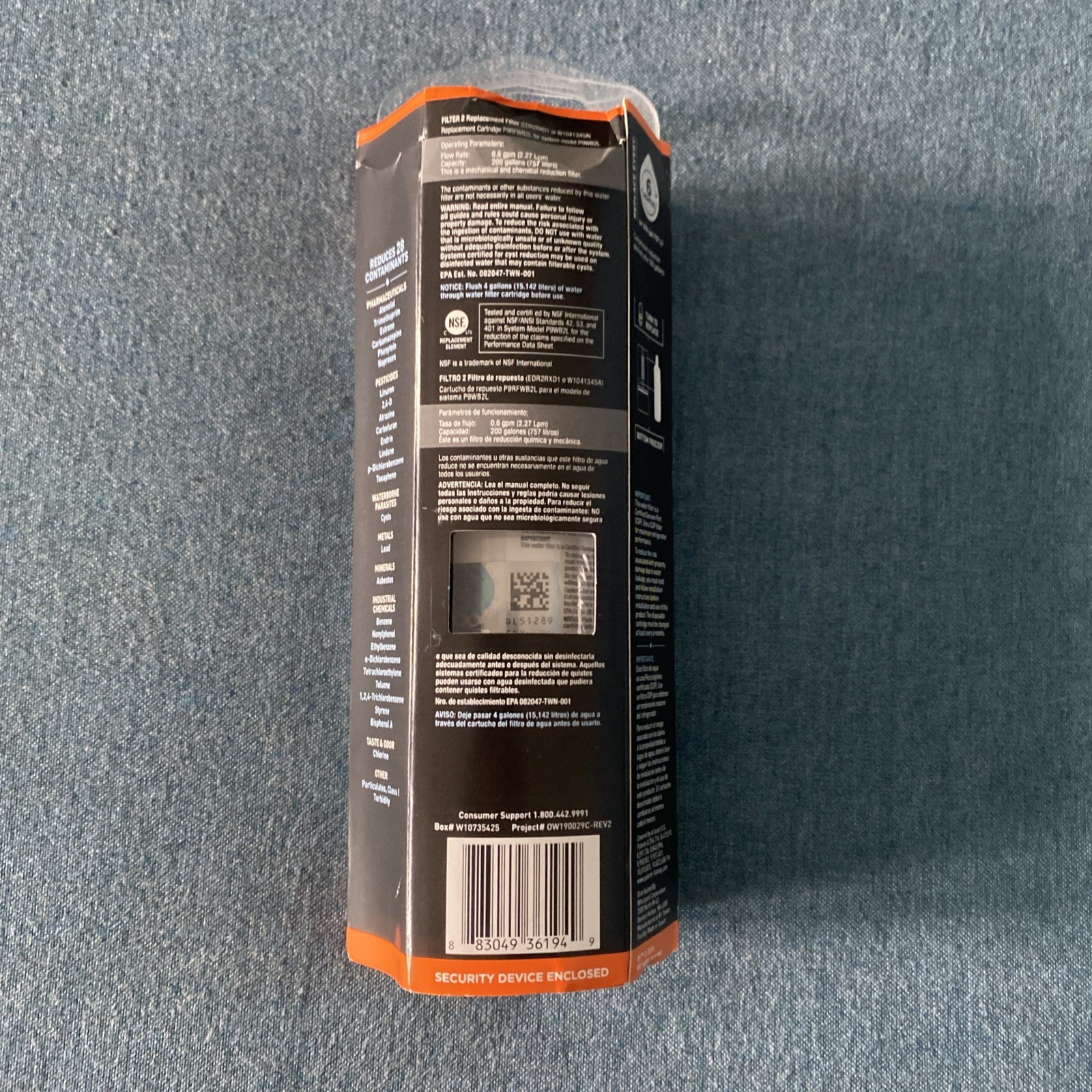 EveryDrop Filter 2 Ice & Water Refrigerator Filter ΕDR2RXD1 New Sealed gallery