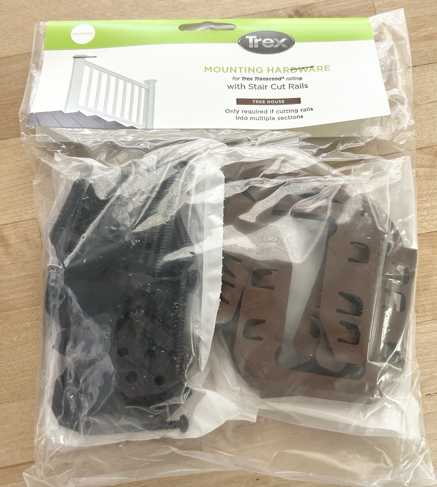 Trex Transcend Brown STAIR Accessory Kit Mounting Hardware Color: Tree House gallery