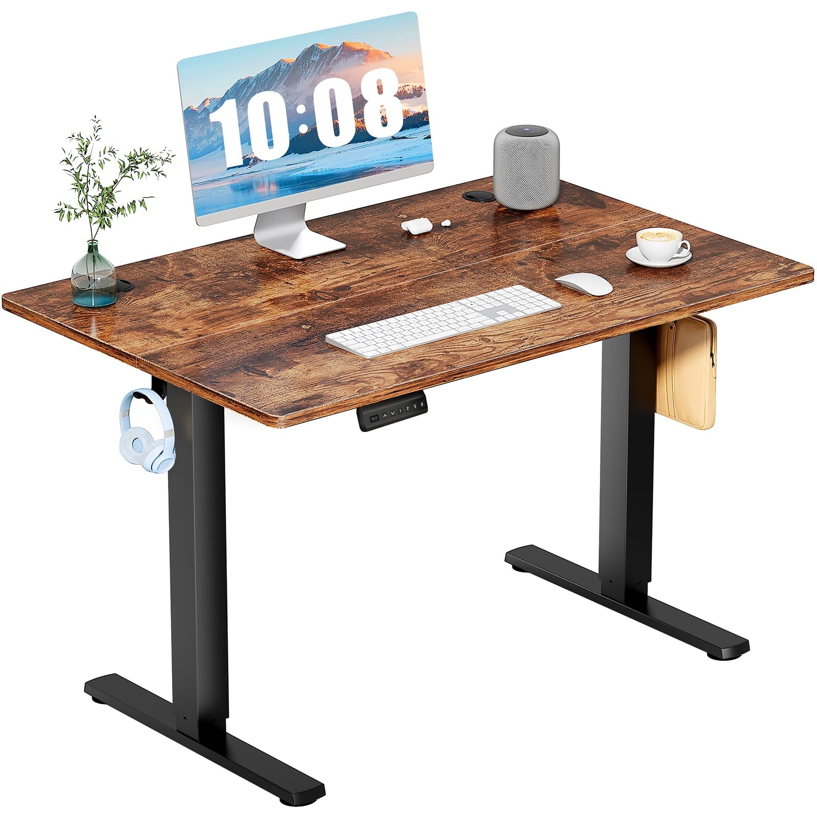 DUMOS 40 Inch Electric Standing Desk Height Adjustable, Sit to Stand Up Compu... gallery