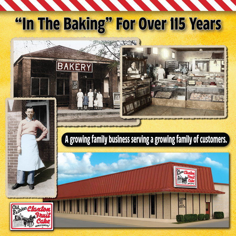 Claxton Fruit Cake - 3-1 Lb. "Three-Gift Pack" - Dark Recipe - In Gift Cartons gallery