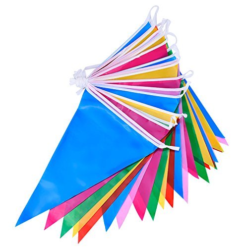 20 M Long Multi Coloured 40 Flags Bunting PVC Banner for Party Indoor & Outdoor gallery
