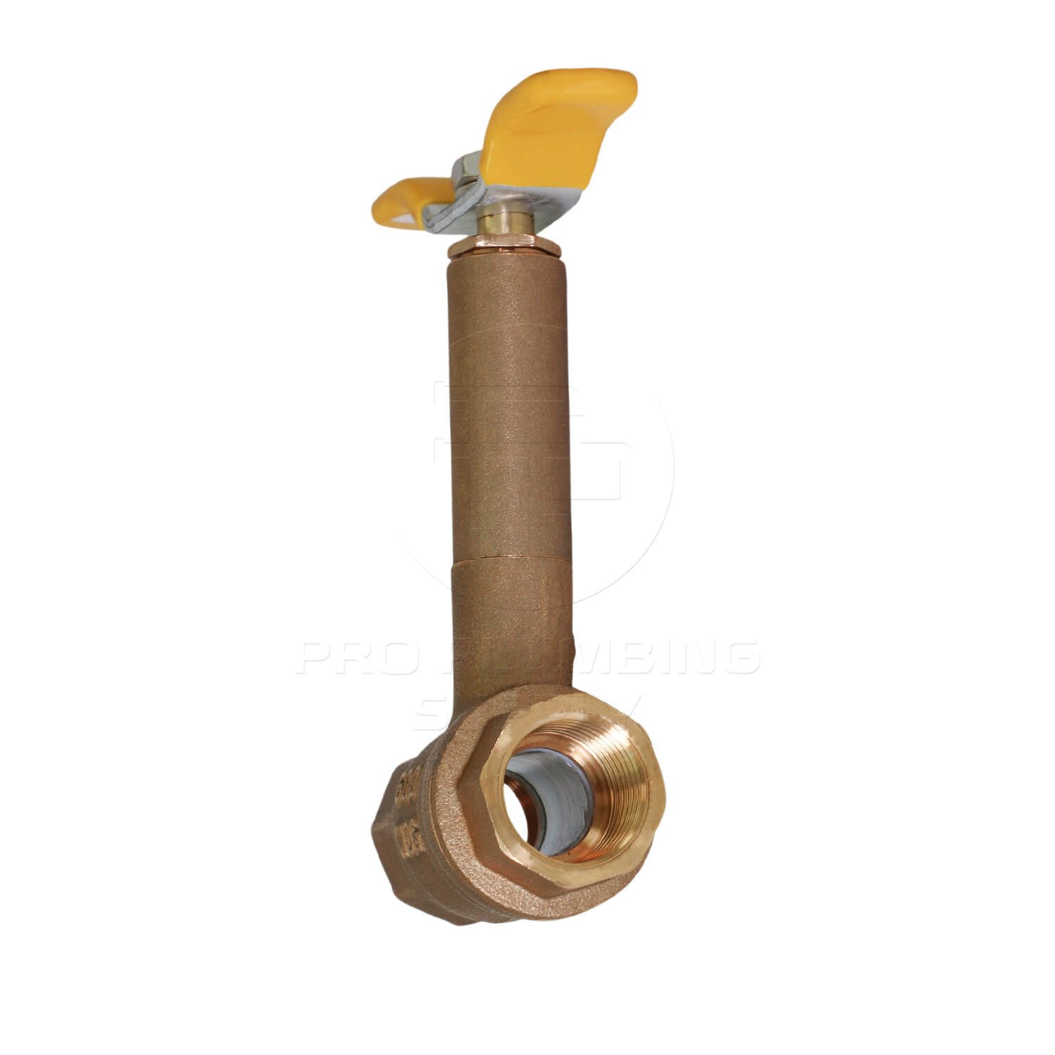 Midline Valve Brass Ball Valve Long Bonnet with T-Handle FIP Joints 1/2 in-3/4in gallery