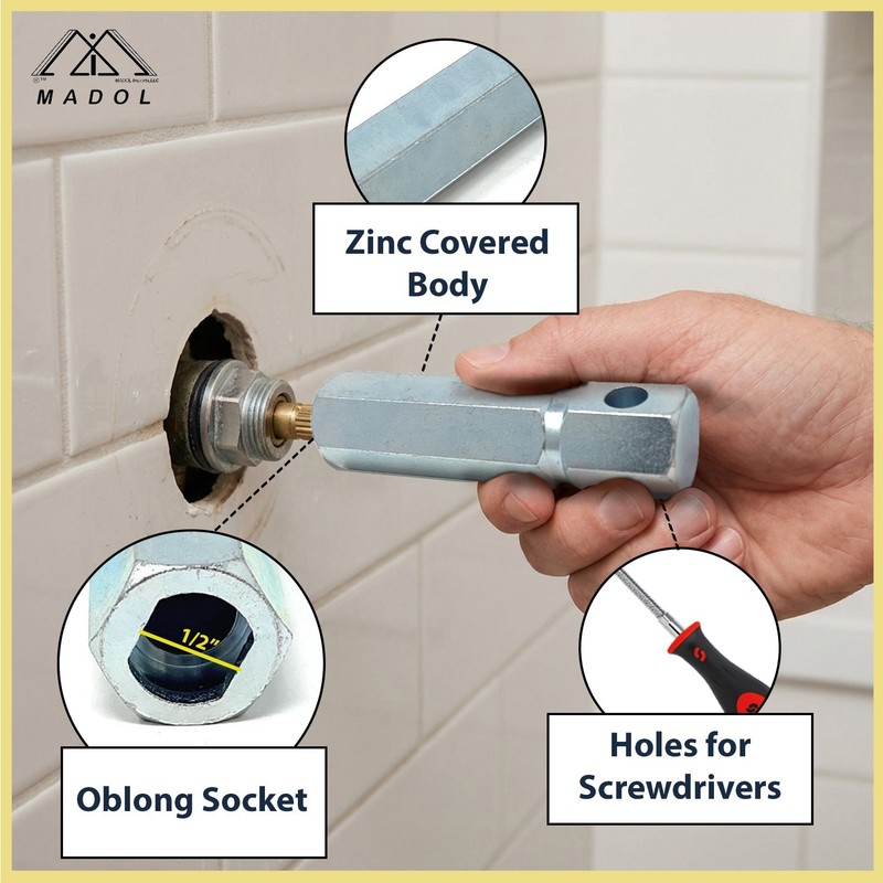 Shower Valve Socket Wrench for American Standard Colony 2 Valve Removal Tool gallery