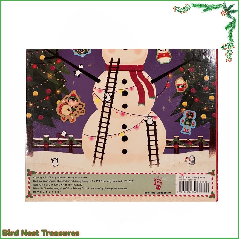 NEW Advent Calendar STICKER COUNTDOWN TO CHRISTMAS: Lg. Heavy Cardboard 14” gallery