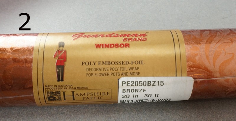Guardsman Windsor Embossed Poly Foil Cake Board Floral Wrap 20" x 30' 1 Roll New gallery