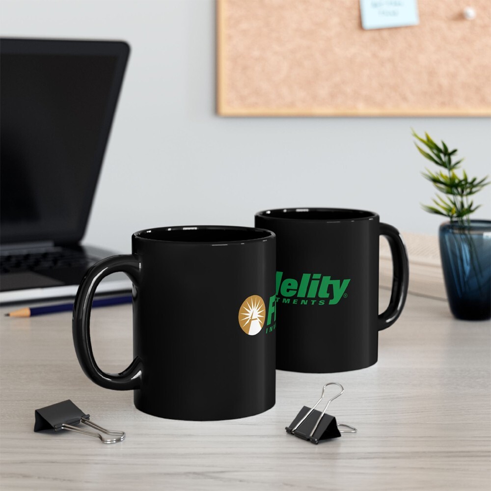 Fidelity Investment 11oz - 15oz Coffee Tea Black Mug gallery