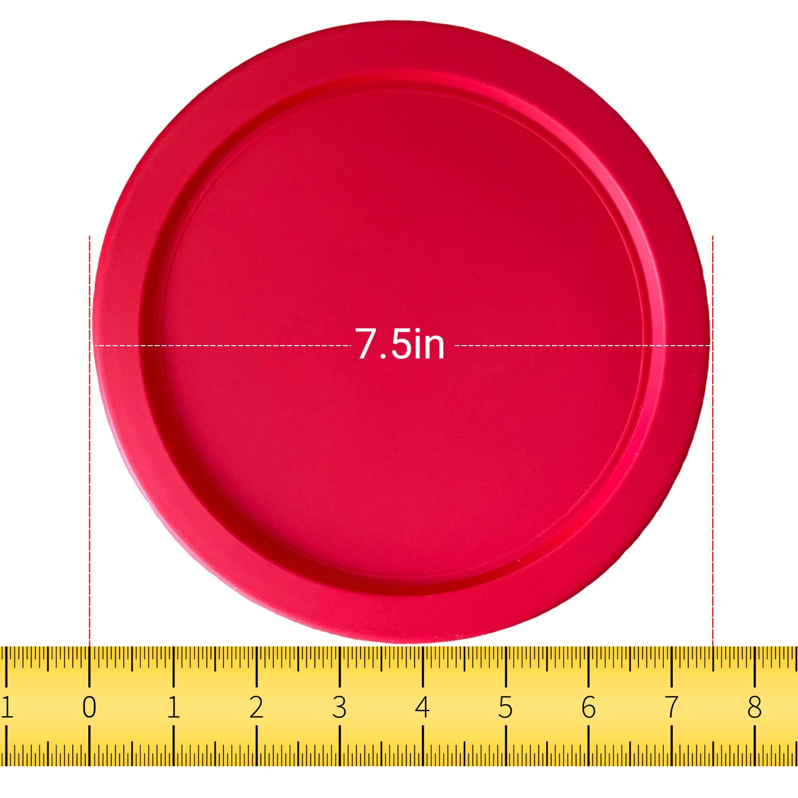 Replacement Lid for Pyrex 7-CUP Storage Cover 7.5" 7402-PC Red (2-Pack) gallery