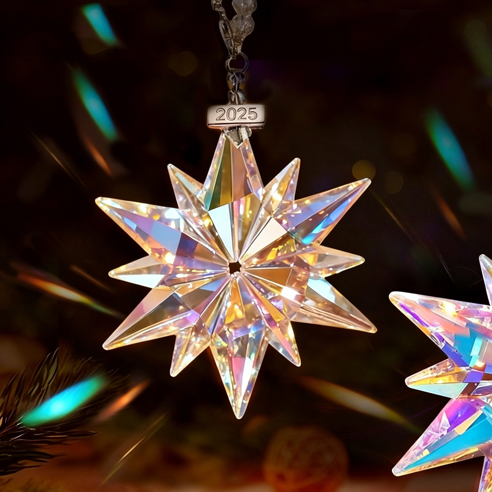 Sun Catcher Tyndall Effect Crystal Glass Ornament Snow Cube Crystal Refraction D gallery