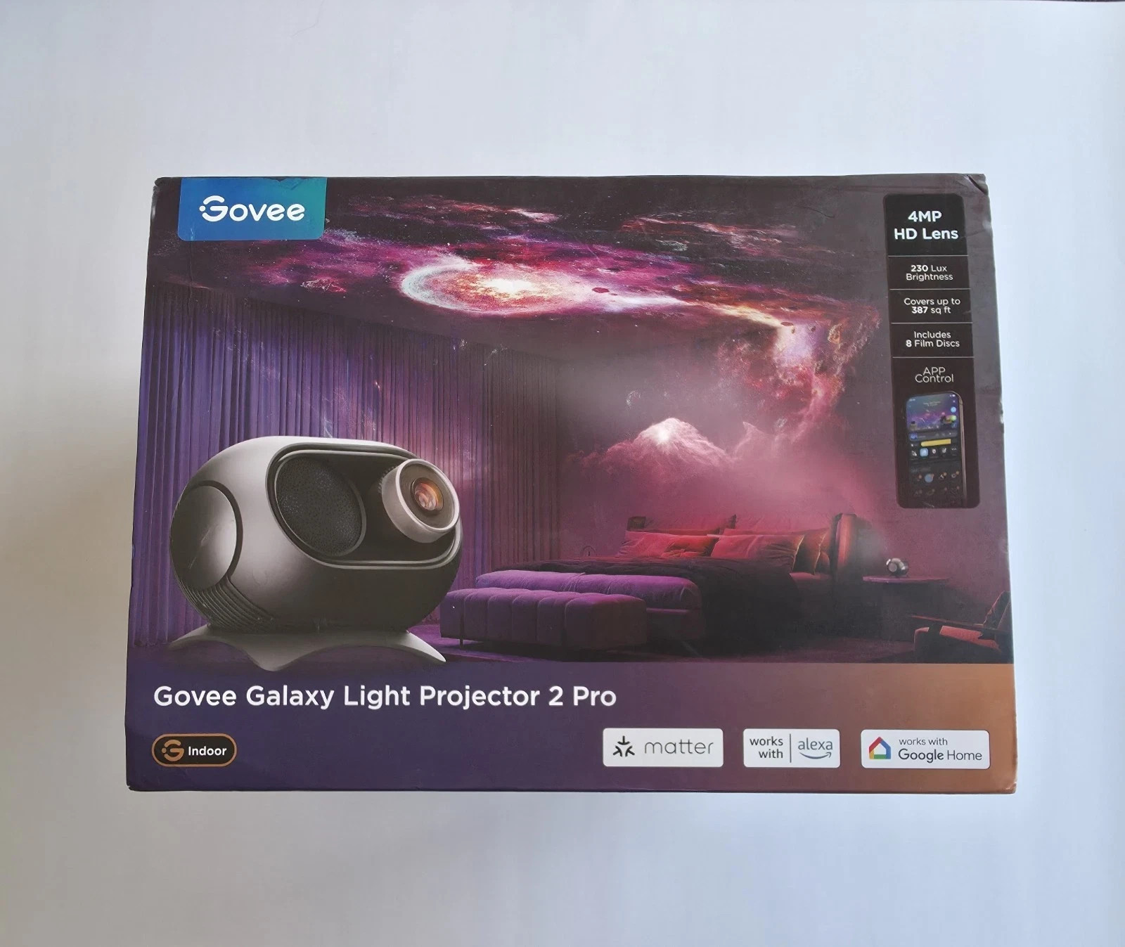 Govee Galaxy Light Star Projector 2 Pro, 4 Mega. HD Lens, Planetarium Projector gallery