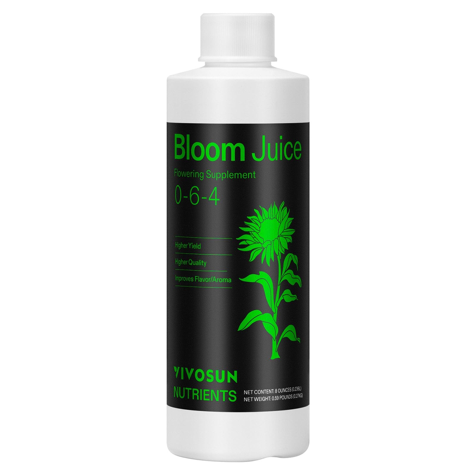 VIVOSUN Bloom Juice (0-6-4), Flowering Supplement Liquid Fertilizer 8 Ounce gallery