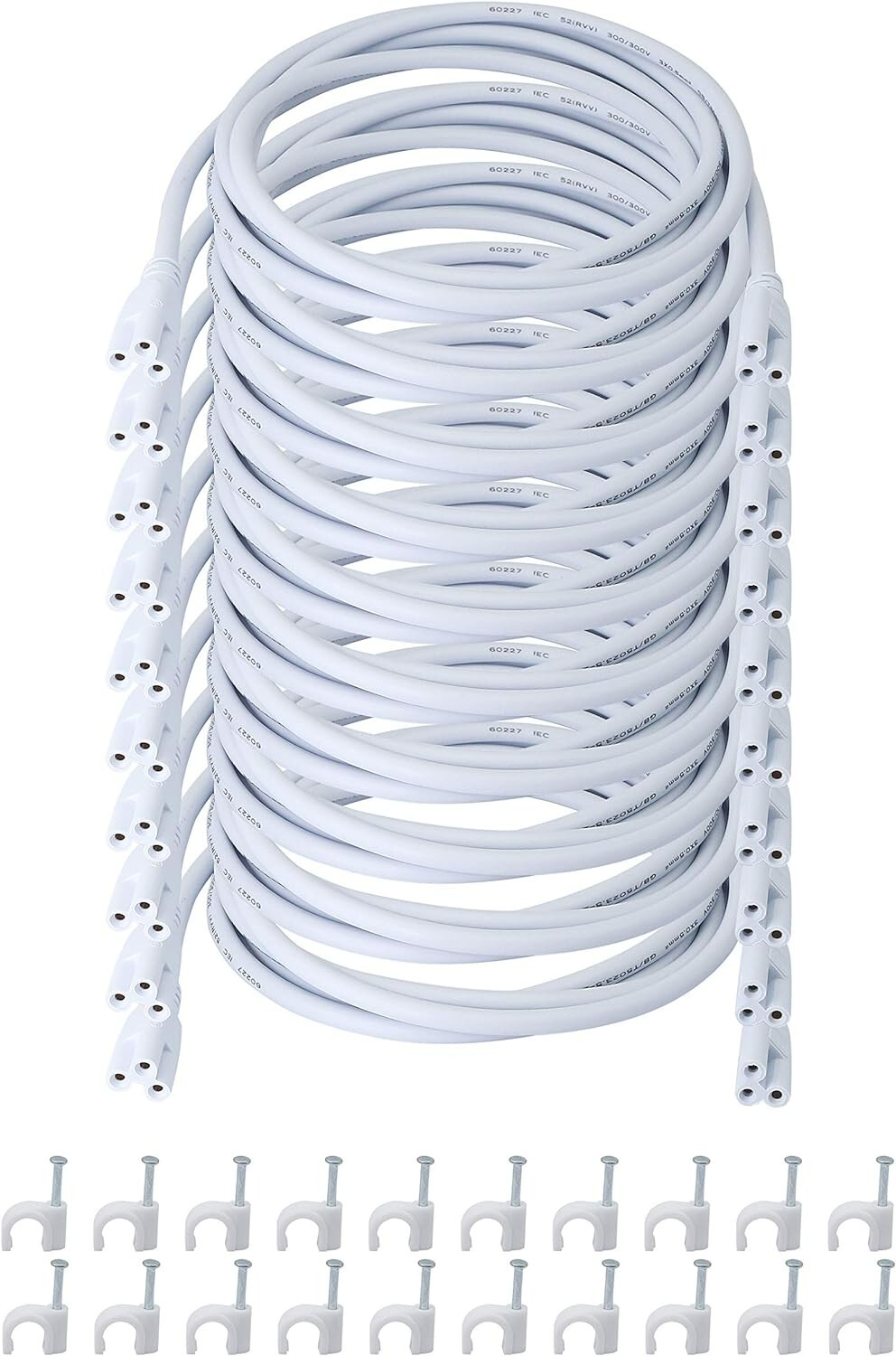 10-Pack UL-LP Certification T5 T8 LED Lamp Connecting Wire 9.5FT/2M gallery