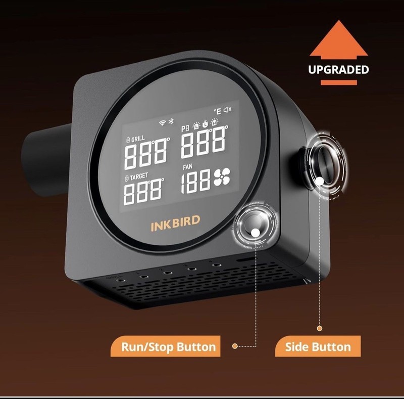 INKBIRD Automatic Smoker Fan Controller WiFi Bluetooth Infrared Thermometer Gun gallery