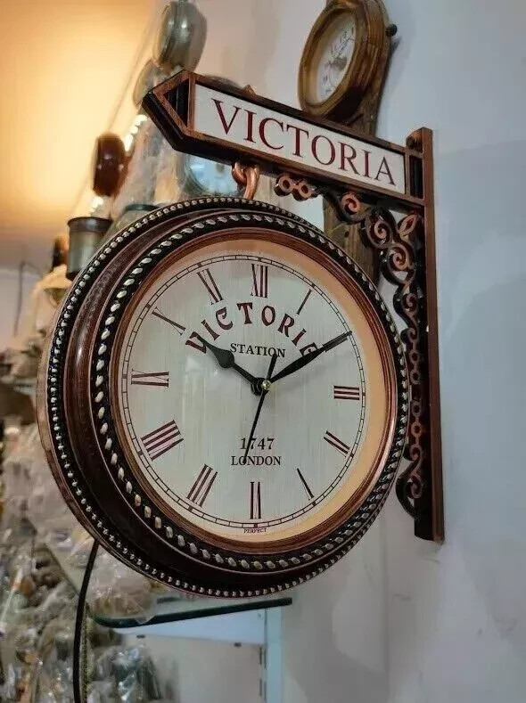 Victoria Station Clock 1747 London Double sided Face Wall Railway gift gallery
