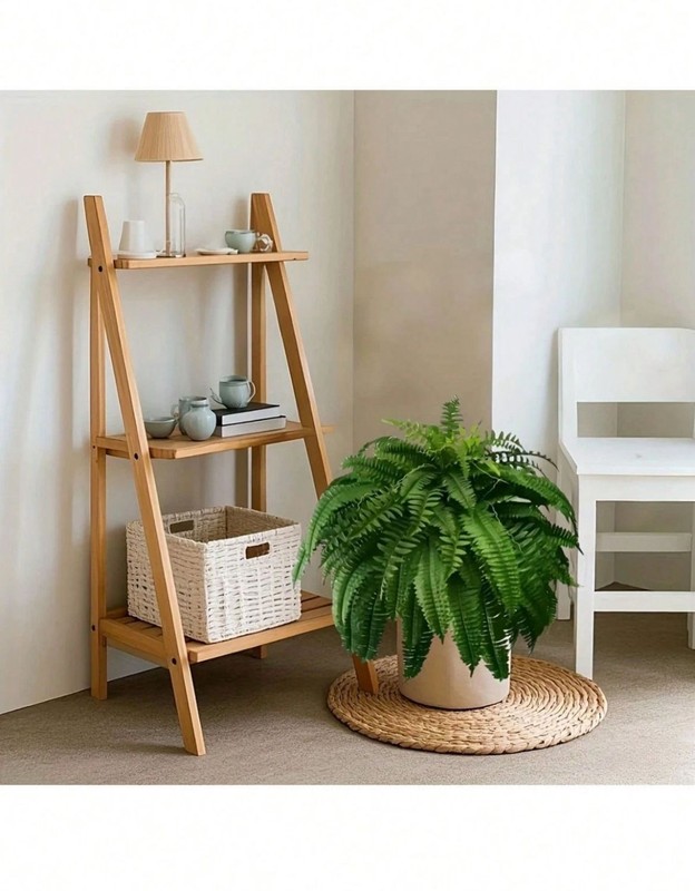 2 Pack Artificial Large Boston Fern Plant Wall Hanging Decoration Home Decor gallery
