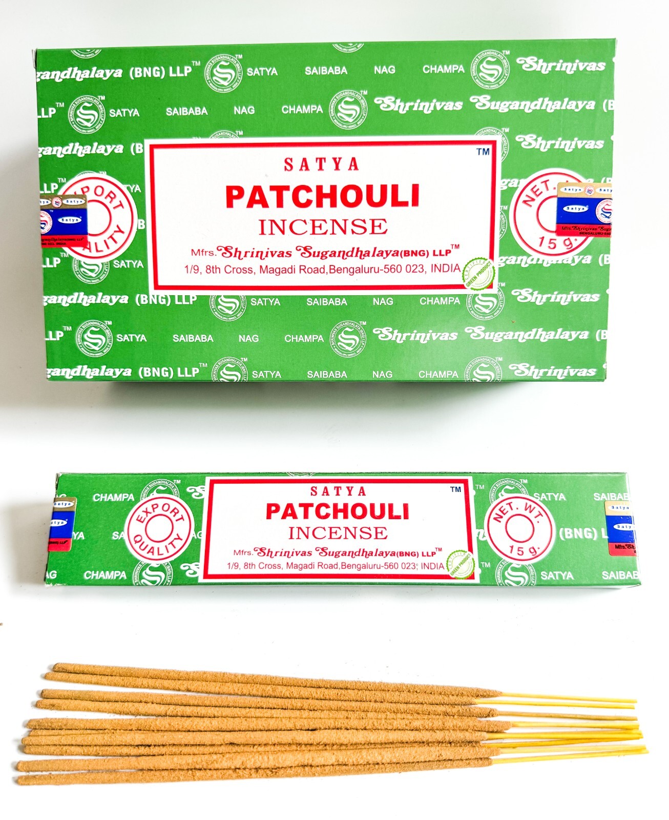 Satya Patchouli Incense Sticks - Aromatherapy - U Pick Quantity - Free Ship! gallery