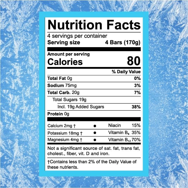 Pure Kick Freezer Bars, 1.5 oz per bar, 24 total, Berry and Fruit Punch gallery