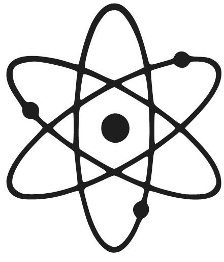 ATOMIC SYMBOL DECAL WALL LAPTOP CAR WINDOW CHOOSE COLOR gallery