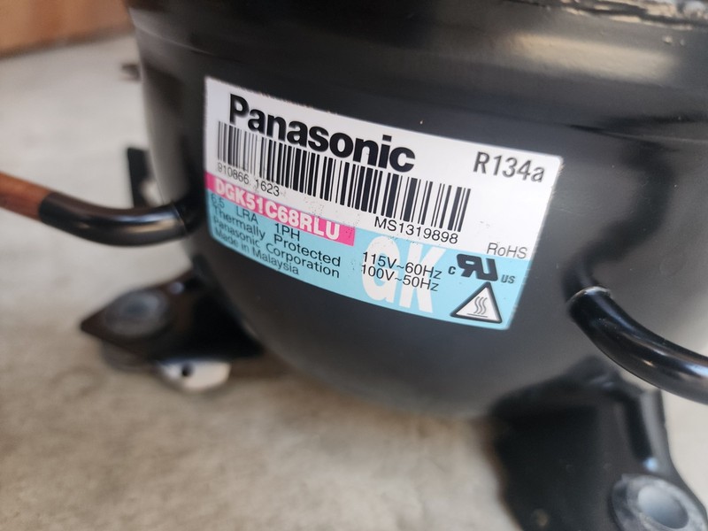 Frigidaire Refrigerator Compressor Part# 5304511967, DK51C68RLU, MS1310967 gallery