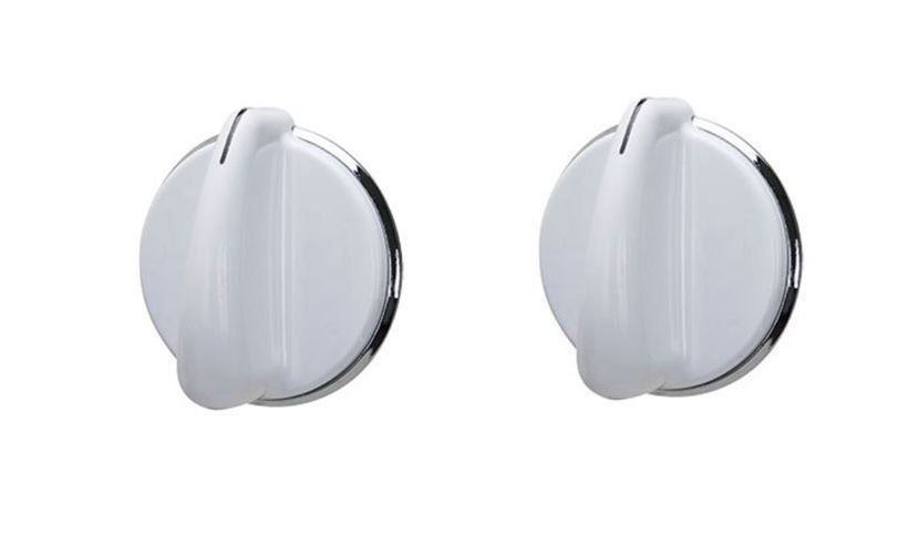 Knob ( 2 Pieces ) Compatible with GE Dryer WE01X20378 175D3296P001 WH01X10460 gallery