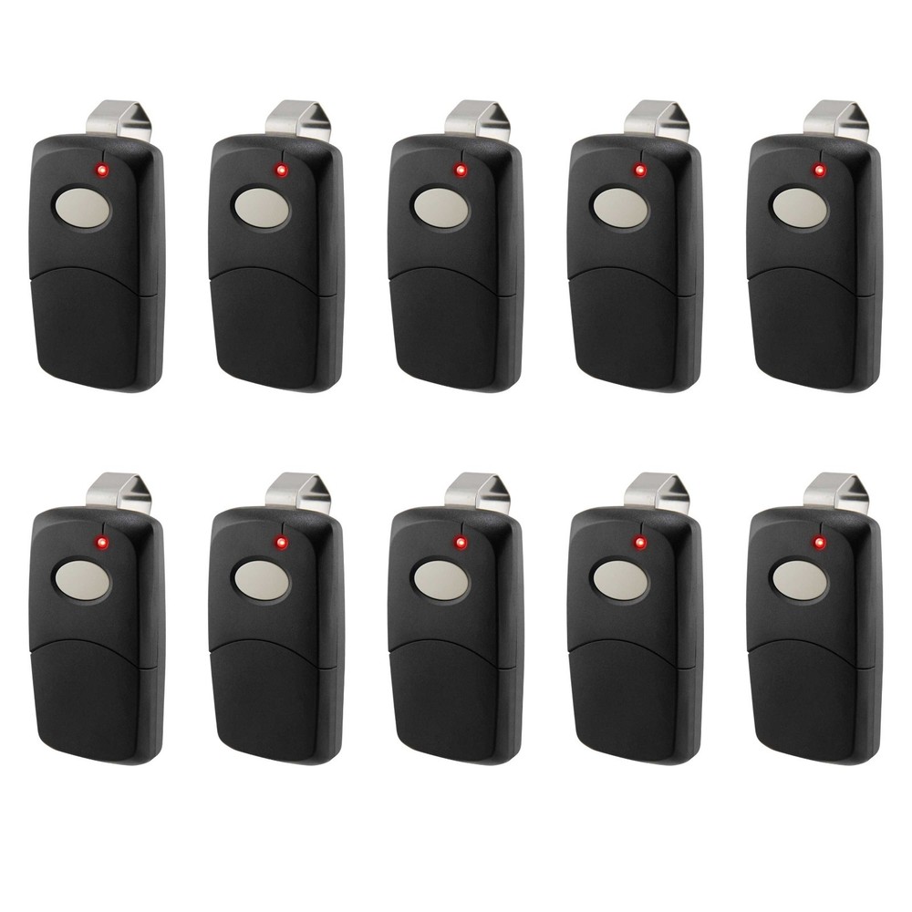 10 For 3089 Multi-Code Multicode 308911 Linear MCS308911 300mhz Remote Black