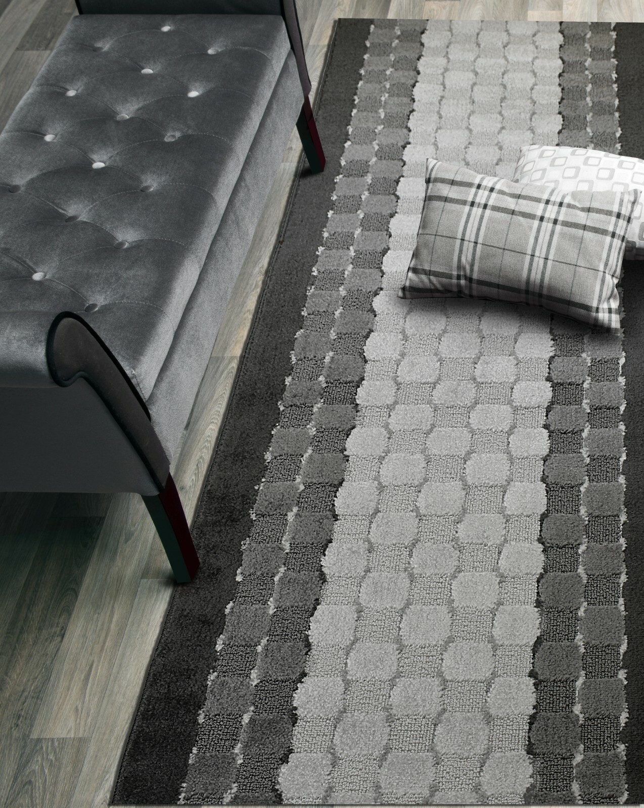 Custom Length Hallway Runner Rug, Slip Resistant, 26" W X Your Choice of Length gallery