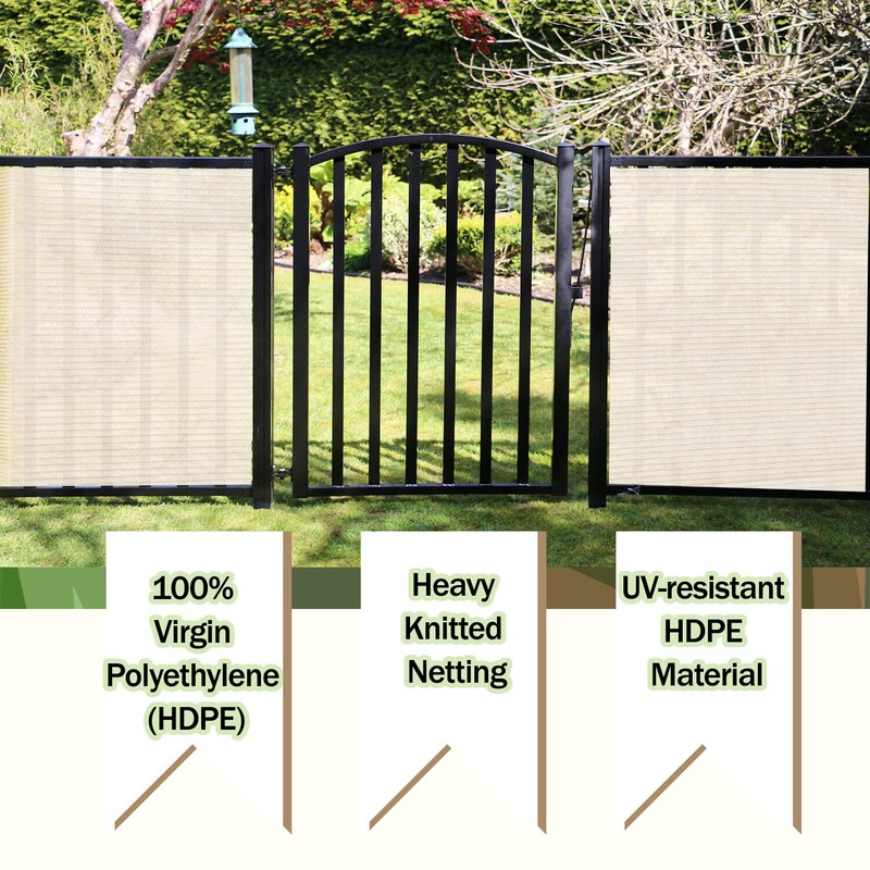 Custom Gate Privacy Screen Cover Panel Barrier for Door Gate Driveway Fence Pool gallery