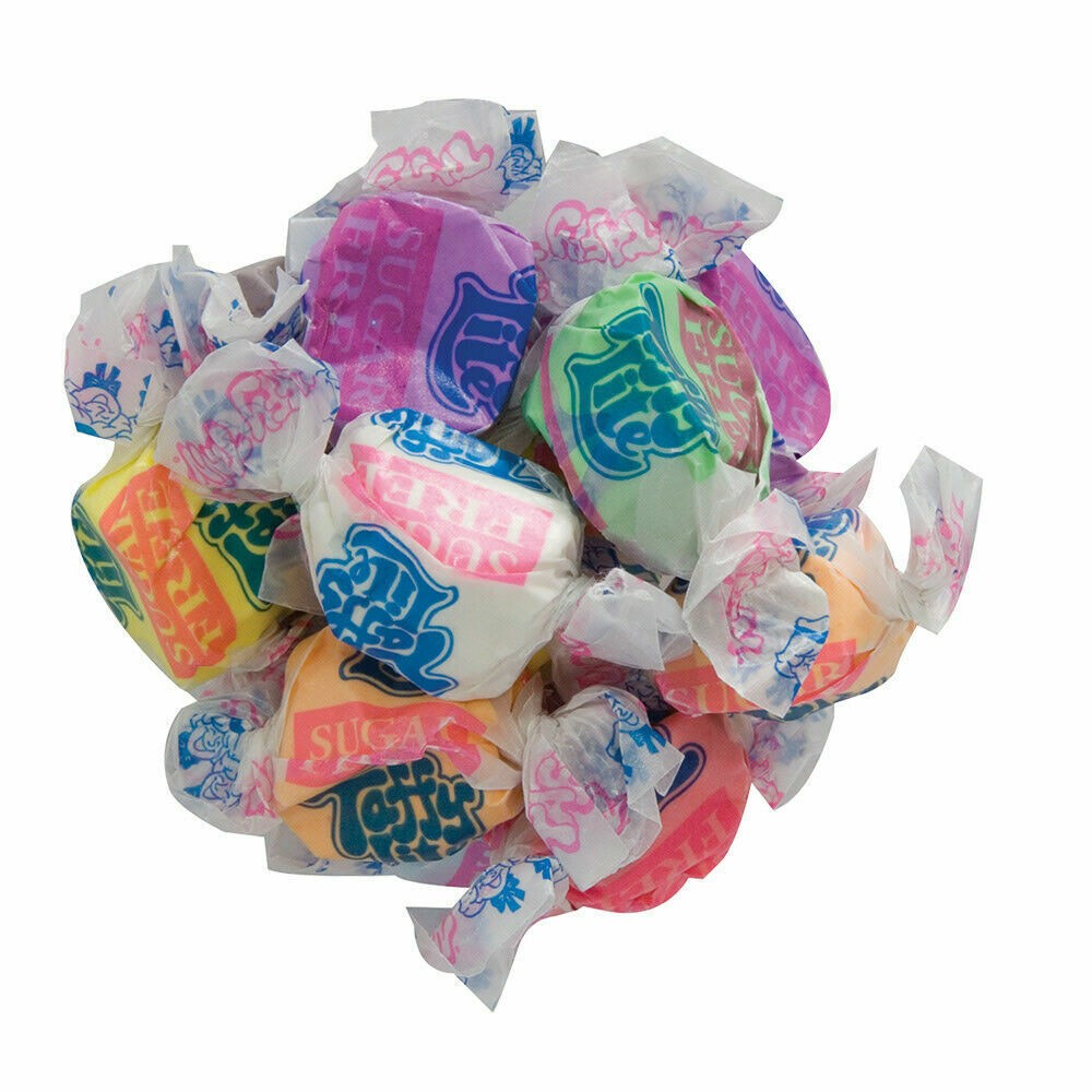 SUGAR FREE - ASSORTED Salt Water Taffy Candy -TAFFY TOWN - 1/2lb BAG SHIPS FREE gallery