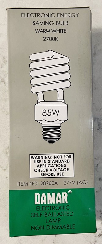 REPLACEMENT BULB FOR DAMAR 28960A 85W 277V. Warm White gallery