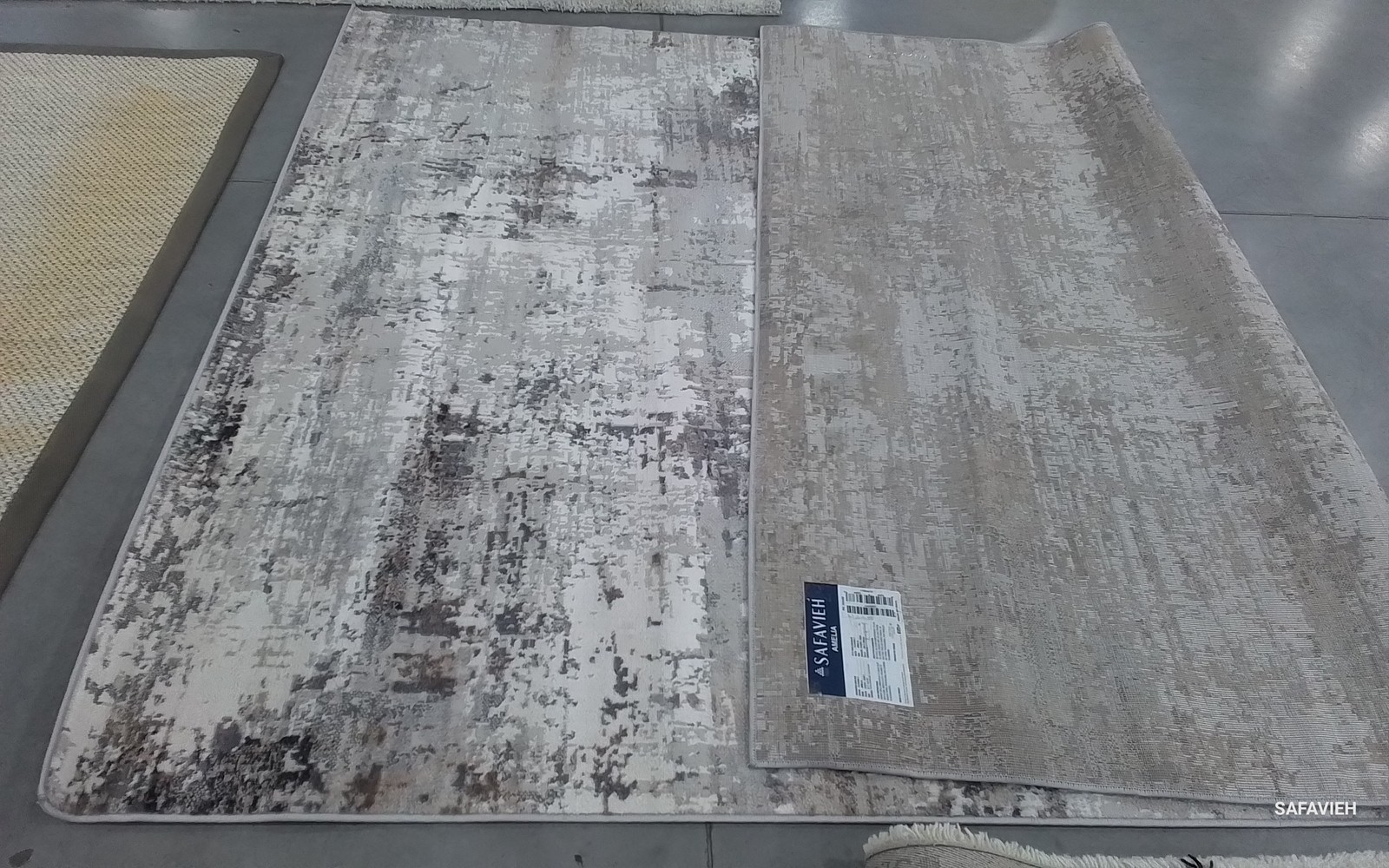 IVORY / GREY 6'-7" x 9'-6" Back Stain Rug, Reduced Price 1172794193 ALA448A-7 gallery